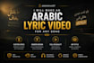 make an arabic lyric video for any song