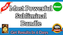 create an extremely powerful custom subliminal bundle