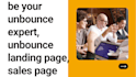 be your unbounce expert, unbounce landing page, sales page