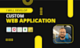 develop custom web app using reactjs, nodejs, mongodb