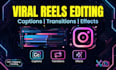 edit reels and shorts with captions