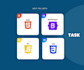 help you with HTML,bootstrap, js and CSS task