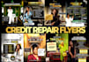 design credit repair flyer, facebook post design