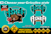 make your professional custom logo with grizzlies vancouver