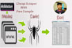 do python web scraping, data extraction and google maps scraping
