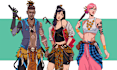 draw anime concept characters design