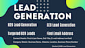 do b2b lead generation and web research