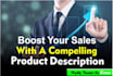 write engaging product descriptions that sells