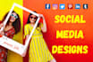 design unique social media editable posts on canva pro