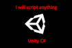 create any unity script