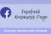 do facebook business page creation, setup, and SEO optimize