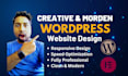 build wordpress website design or blog using elementor pro