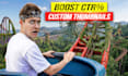 design a professional youtube thumbnail that boosts views