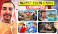 design a professional youtube thumbnail that boosts views
