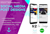 design your social media posts and banners