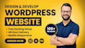 create responsive wordpress website design and development or wordpress blog