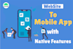convert website to android app using webview and twa
