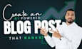 write ai powered SEO blog posts that rank