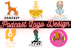 design custom podcast cover art and logo package