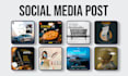 make professional social media content post and carousels