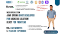 develop scalable backend solutions with java spring boot