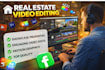 edit your real estate videos, promos and reels with cinematic style and flair