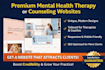 build premium mental health therapy,counseling website
