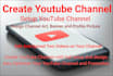 guarantee youtube  channel create with promotion results