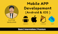 develop android and ios mobile application with flutter