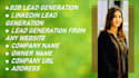 do lead generation , linkedin lead  b2b business leads