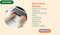 do SEO article writing and rewriting
