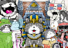 create awesome cat illustration