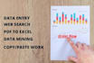 do internet research, data entry, lead generation, b2b