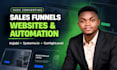 do gohighlevel sales funnel, ai voice agent, kajabi website, systeme io expert
