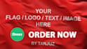 create seamless loopable 3d flag animation