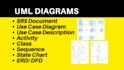 design all uml diagrams like use case, erd, class, sequence