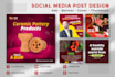 design professional social media posts, ads, banner
