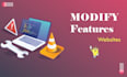 modify wordpress website design and existing functionality