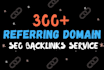 create 300 referring domain SEO dofollow backlinks