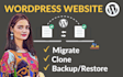 wordpress website migrate or backup and clone