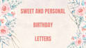 write birthday  letters in one day