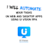 automate tasks on web and desktop apps using UI vision rpa