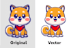 vector tracing, convert raster logo or image into vector