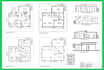 make architectural floor plan, elevation, section in autocad