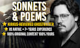 write a beautiful or comedic sonnet about anything
