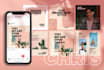 design instagram post and story templates