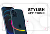 create a stylish mobile app promo video