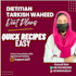 make quick easy recipes with nutrients per serving
