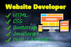 design HTML, CSS, bootstrap, PHP website