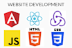 develop react redux, angular 6 7 8 9 web applications